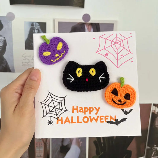 Crochet Halloween Greeting Card