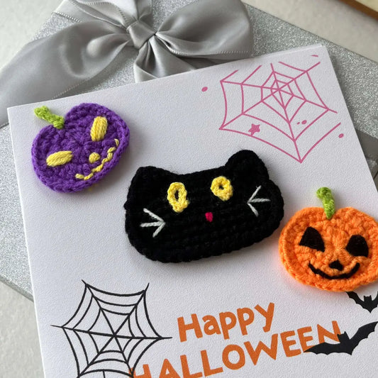 Crochet Halloween Greeting Card