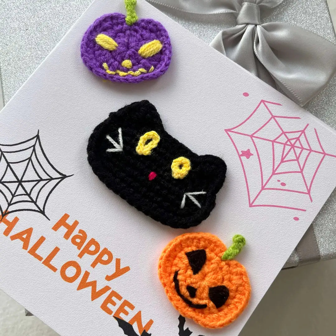 Crochet Halloween Greeting Card