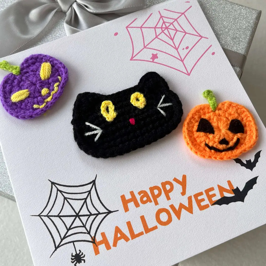 Crochet Halloween Greeting Card