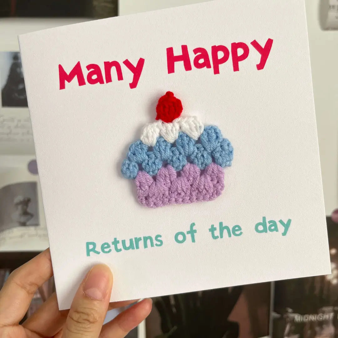 Cupcake birthday card